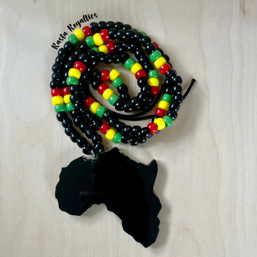 Pure Black African Medallion