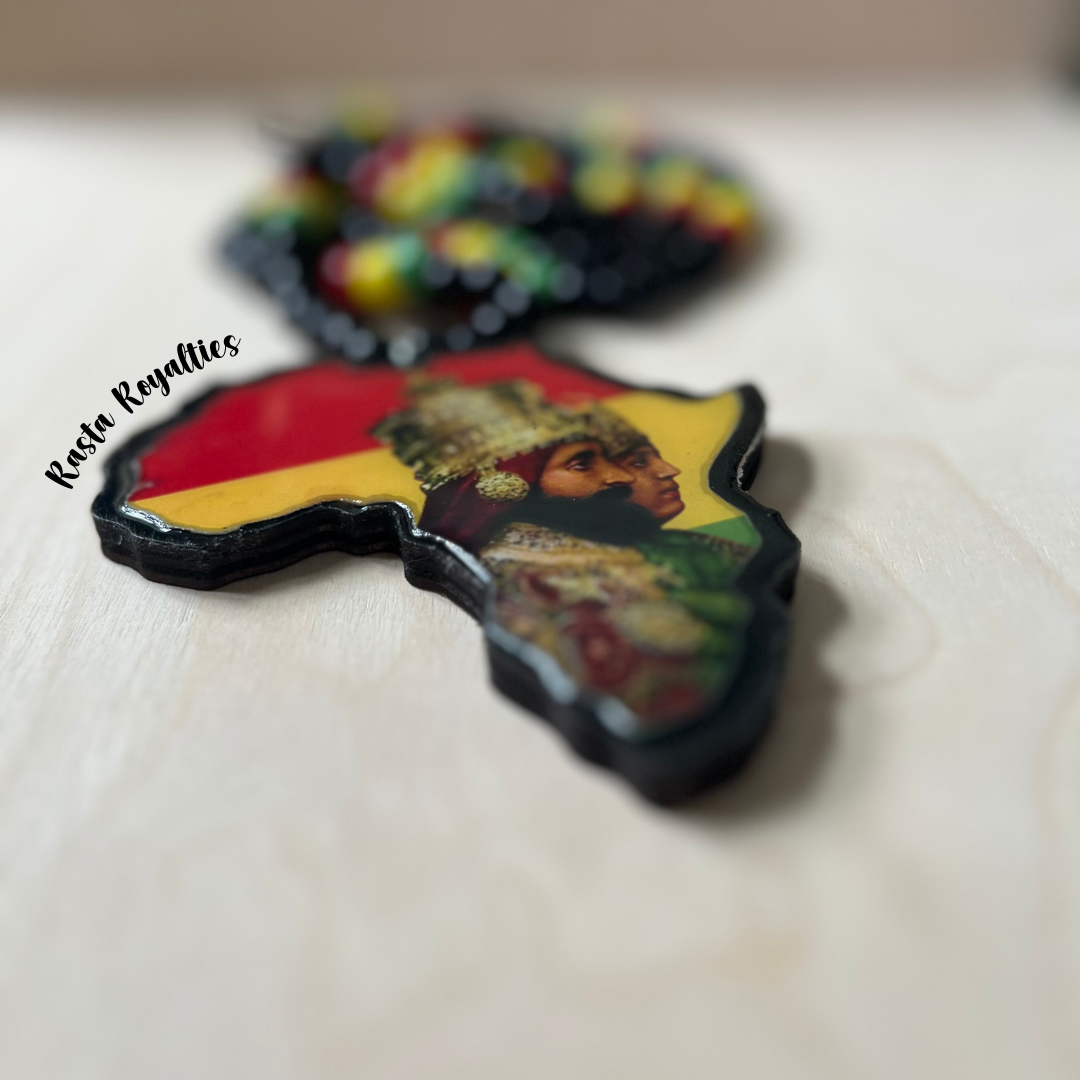 Royal Unity: Alpha & Omega Rasta Medallion