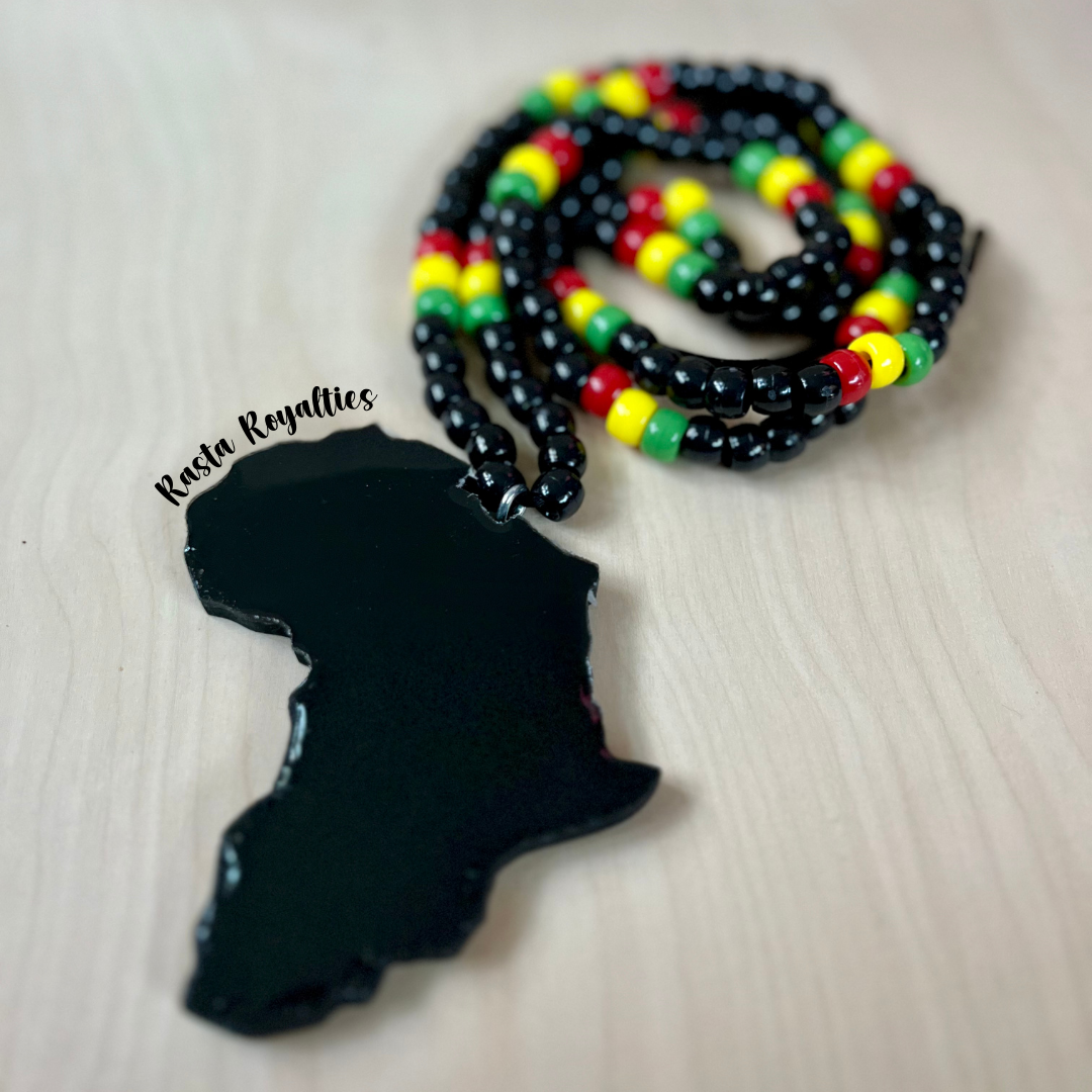 Pure Black African Medallion