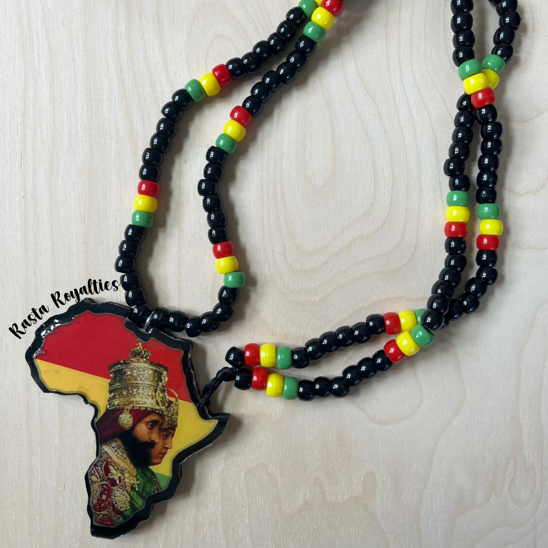 Royal Unity: Alpha & Omega Rasta Medallion