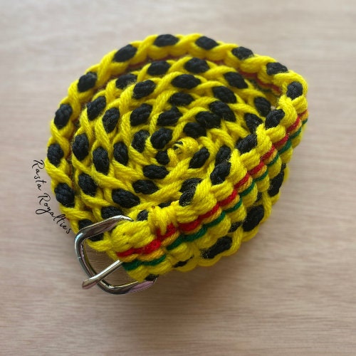 Royal Yellow Rasta Belt