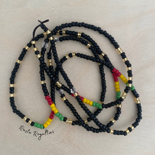 Rasta Queen Waist Bead