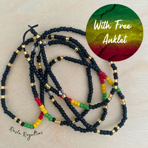 Rasta Queen Waist Bead