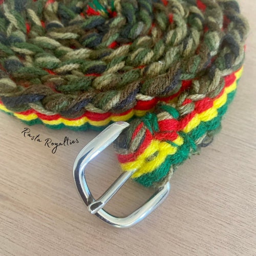 Rasta Camo Belt