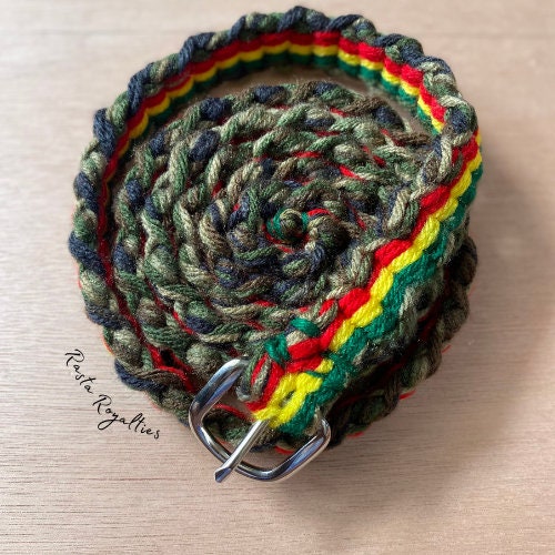 Rasta Camo Belt