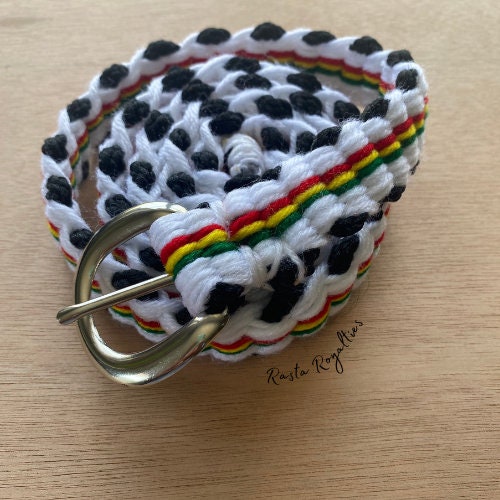 White Kush Rasta Belt