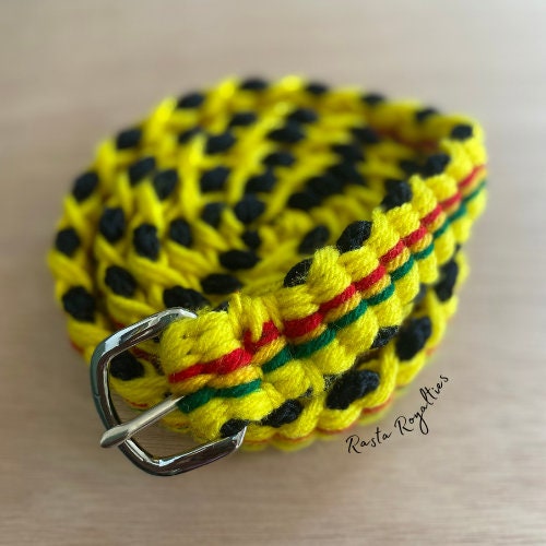 Royal Yellow Rasta Belt