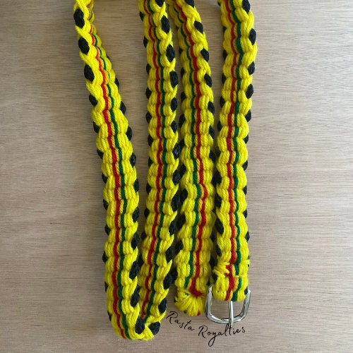 Royal Yellow Rasta Belt