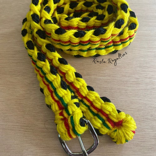 Royal Yellow Rasta Belt