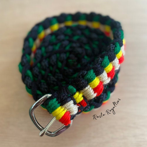 Black Kush Rastafarian Belt