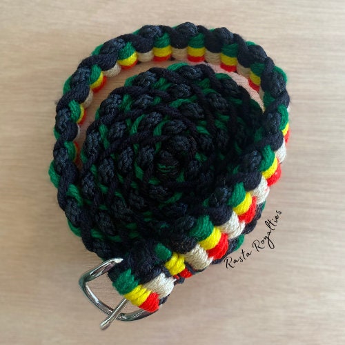 Black Kush Rastafarian Belt