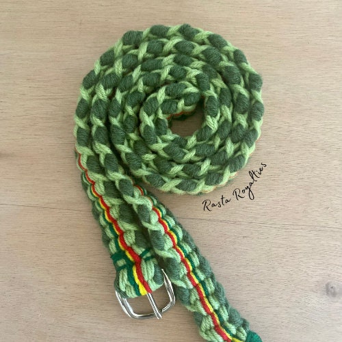 Mint Green Rasta Belt