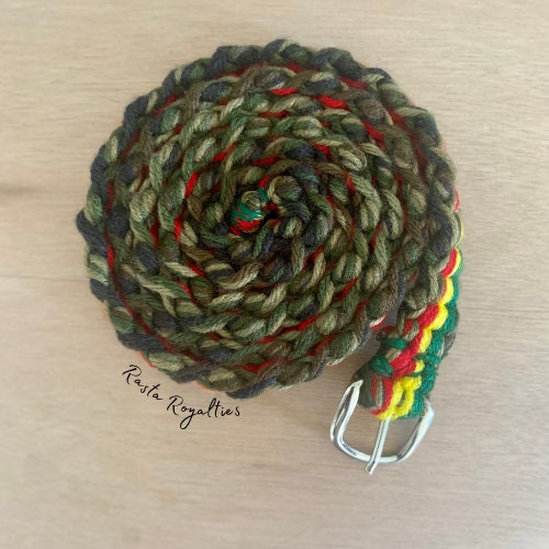 Rasta Camo Belt